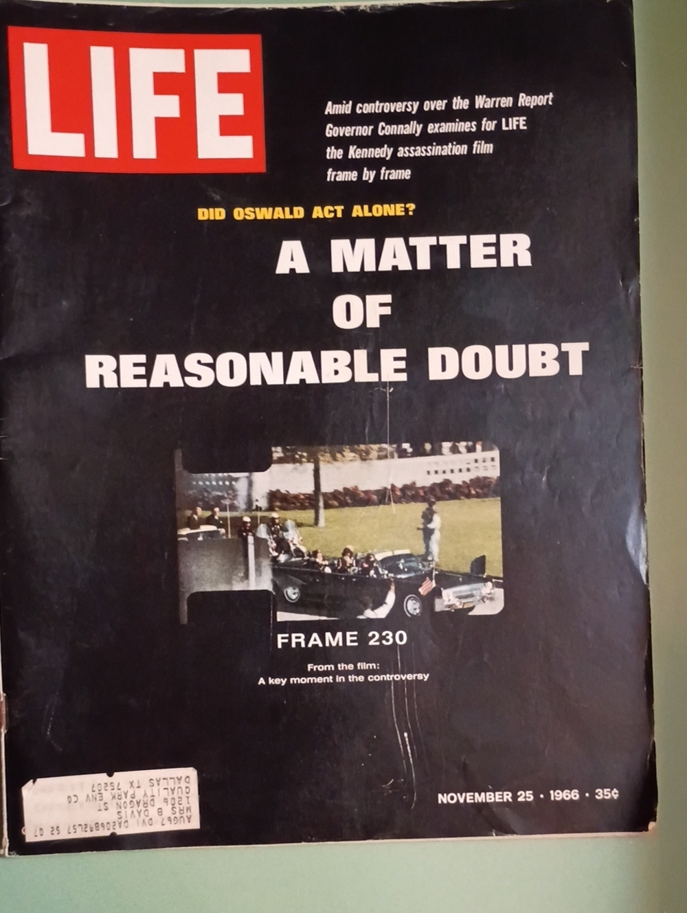 LIFE Magazine Nov 25,1966